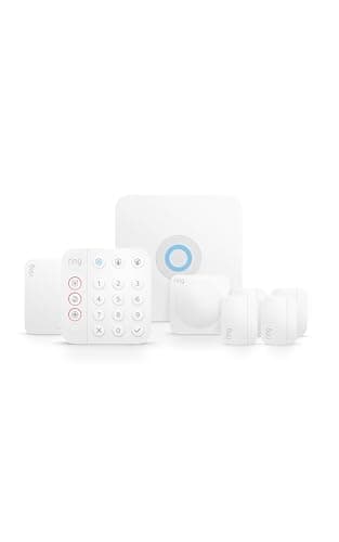 Kit Ring Alarm 8 pièces (modèle le plus récent), système de sécurité domestique ou professionnel avec surveillance professionnelle 24h/24 et 7j/7 en option