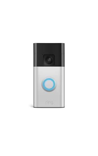 Ring Battery Doorbell — Head-to-Toe Video, Live View with Two-Way Talk, and Motion Detection & Alerts (2024 release), Satin Nickel