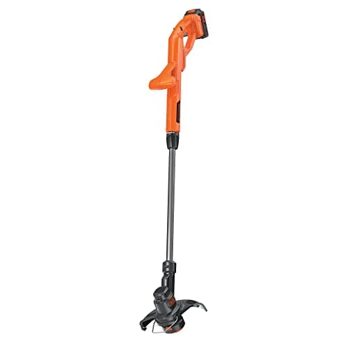 BLACK+DECKER Kit coupe-bordure sans fil 20 V MAX, bobine d'alimentation automatique, 10 pouces (LST201-CA)