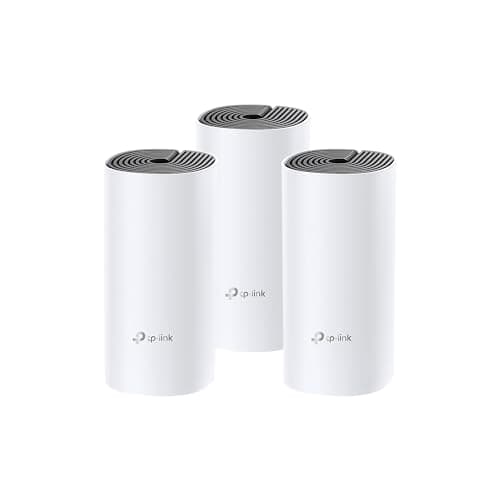 TP-Link Deco Whole Home Mesh WiFi System (Deco M4) – Up to 5,500 Sq. Ft. Coverage, Replaces Wireless Internet Routers and Extenders, Gigabit Ports,...