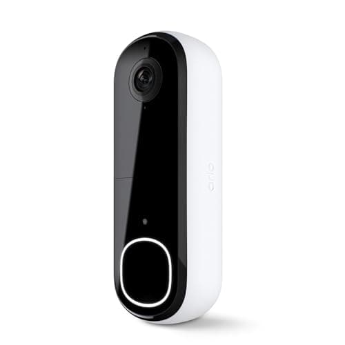 Arlo Video Doorbell 2K (2nd Gen, Latest Release), Wireless or Wired Option, 2-Way Audio, Night Vision, Head to Toe Video View, Package Detection,...