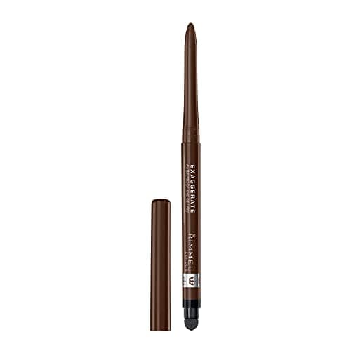 Rimmel London - Exaggerate Waterproof Eye Definer, estompeur et taille-crayon intégrés, fini mat crémeux, jusqu'à 10H, longue durée, 100% sans cruauté,...