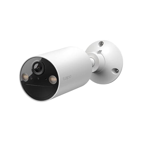 Caméra de sécurité extérieure 2K sans fil TP-Link Tapo, autonomie de la batterie de 1 à 6 mois, détection intelligente de personne et de mouvement, stockage SD/Cloud, couleur du projecteur...