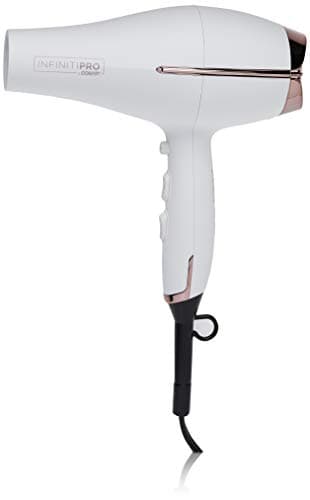 Conair 362C Infiniti Pro Tourmaline Ceramic Soft Touch Full Size Hair Dryer, 1875 watts Soft Velvet Touch Blow Dryer, Includes Concentrator, 3...