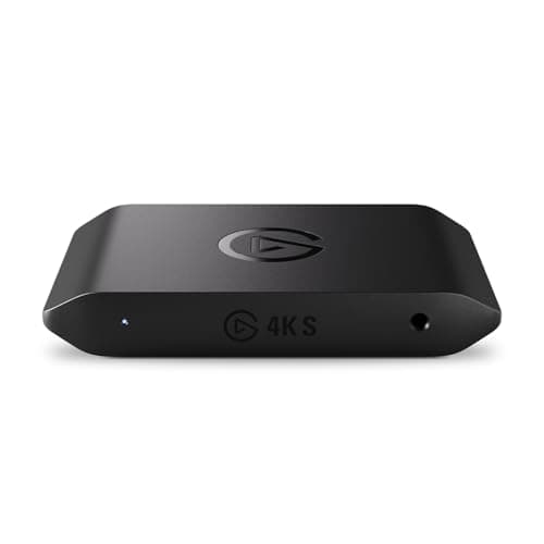 Elgato 4K S – External Capture Card for PS5, Xbox Series X/S, Switch 2, PC, Mac, iPad | 4K60, 1440p120, or 1080p240 Passthrough and Capture, HDR10,...
