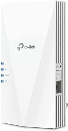 TP-Link AX1800 WiFi Extender Internet Booster (RE600X) - WiFi 6 Range Extender Covers up to 1500 sq.ft and 30 Devices, Dual Band, AP Mode w/Gigabit...