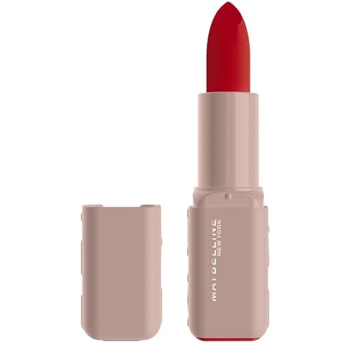 MAYBELLINE Slip On Serum Lipstick, Hydrating Lip Makeup with 8HRs of Lip Plumping Moisture with Hyaluronic Acid + Oil Blend, Wild Card (Midtone Red...