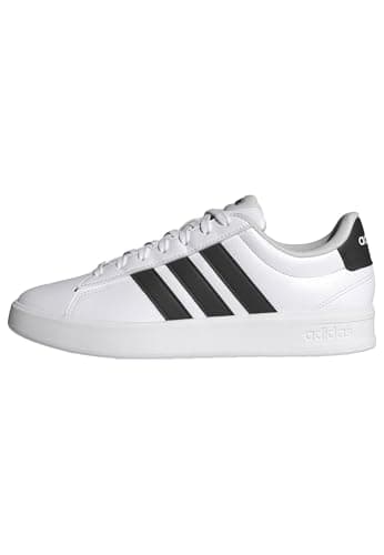 adidas Grand Court 3.0 Femme, Blanc/Noir/Blanc, 8