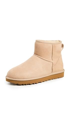 UGG Women's Classic Mini II Winter Boot, Sand, 8 B US