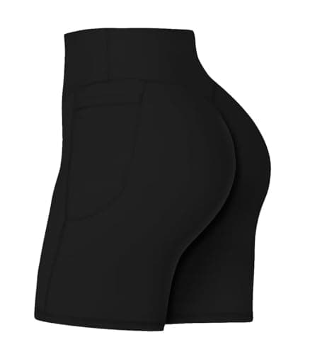 Sunzel 10" / 8" / 5" / 3" Biker Shorts for Women with Pockets, High Waisted Yoga Workout Shorts