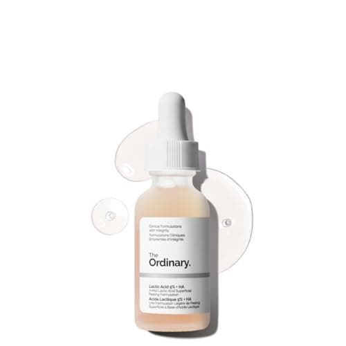 The Ordinary Lactic Acid 5% + Hyaluronic Acid 2%, Gentle Exfoliating Serum for Smoother Skin, 30 ml