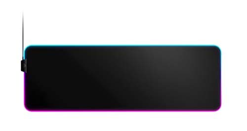 SteelSeries QcK Gaming Surface - XL RGB Prism Cloth- Mouse Pad of All Time -Sized to Cover Desks/CA: SteelSeries QcK-XL RGB Prism Cloth-Sized to...