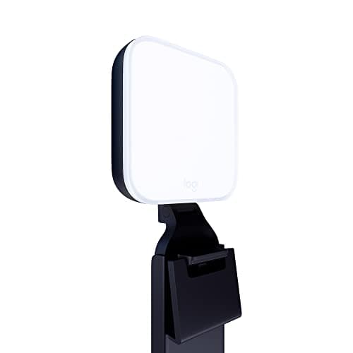 Logitech for Creators Litra Glow Premium LED Streaming Light avec TrueSoft, support d'écran réglable, paramètres de luminosité et de température de couleur, application de bureau...