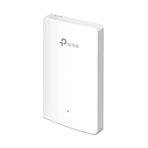 TP-Link Omada Business WiFi 6 AX1800 in-Wall Wireless Gigabit Access Point (EAP615-Wall) - MU-MIMO & Beamforming, Support OFDMA, PoE Powered, SDN...
