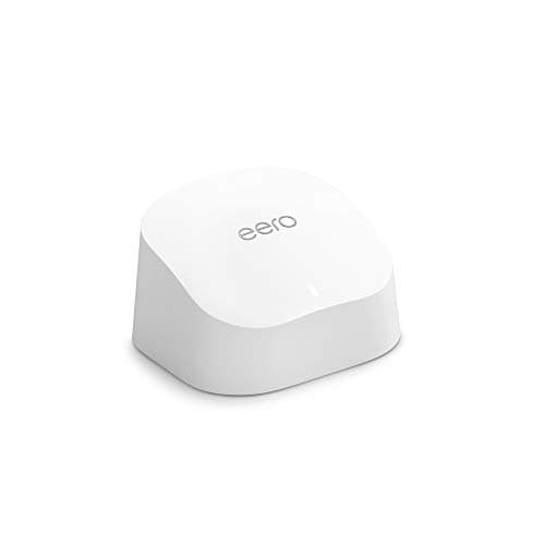 Routeur Wi-Fi maillé Amazon eero 6 - Prend en charge les forfaits Internet jusqu'à 900 Mbps, couverture jusqu'à 140 m², connectez plus de 75 appareils, 1 pack