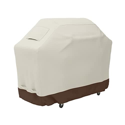 Amazon Basics Housse de barbecue à gaz pour extérieur, imperméable, anti-UV, durable et résistante, 152,4 cm, taille moyenne, beige