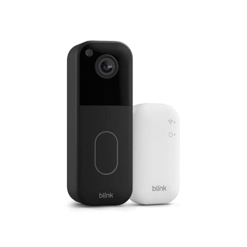 Blink Video Doorbell – Head-to-toe HD view, two-year battery, simple setup. Sync Module Core included – System (Black)