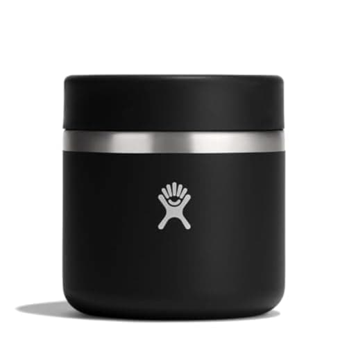 Hydro Flask Pot alimentaire isolé en acier inoxydable de 20 oz, étanche et lavable au lave-vaisselle, sans BPA, noir
