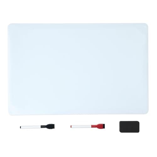 Amazon Basics Magnetic Dry Erase Board, Fridge White Board, Sheet 20" x13", 2 Markers and Eraser