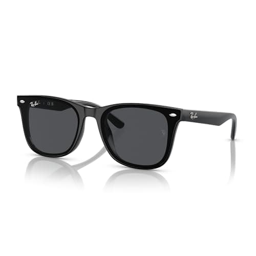 Ray-Ban Rb4420 Square Sunglasses, Black/Dark Grey, 65 mm