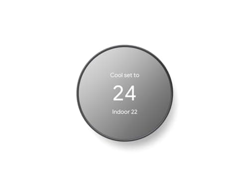 Google Nest Thermostat - Thermostat intelligent pour la maison - Thermostat WiFi programmable - Charbon