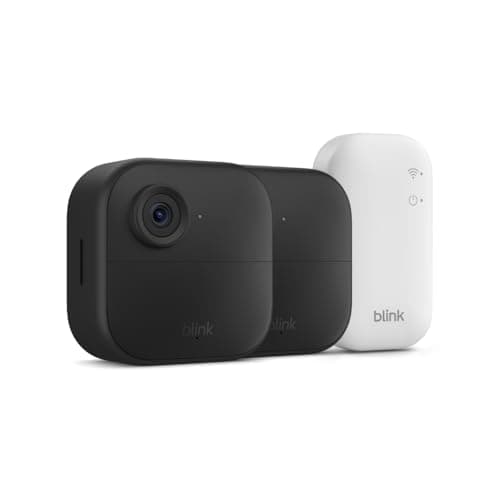 Blink Outdoor 4 – Wireless smart security camera, two-year battery life, 1080p HD day and infrared night live view, two-way talk. Sync Module Core...