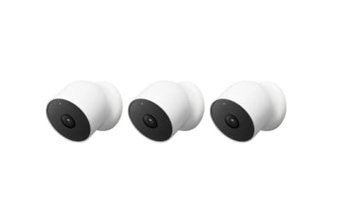 Google Nest Cam (extérieur ou intérieur, batterie) - Paquet de 3