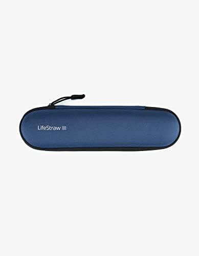 LifeStraw Étui de transport officiel pour paille de filtre à eau personnelle, pour le camping, la randonnée et les voyages, bleu montagne (étui uniquement)