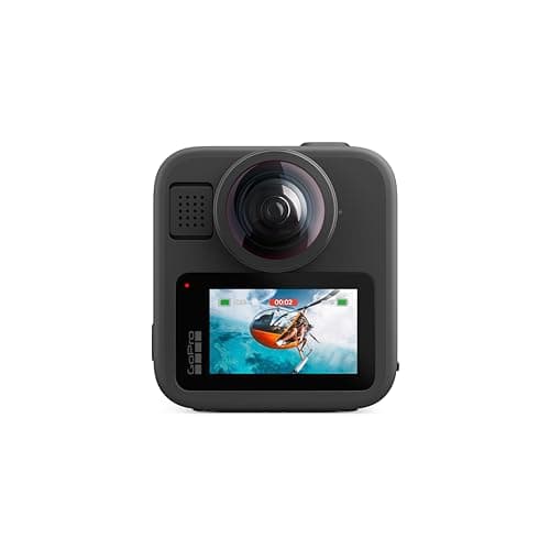 GoPro MAX2 - Waterproof 360 + Traditional Action Camera with Touch Screen, Spherical 8K Video, 29MP 360 Photos, Easy Replaceable Lenses,...