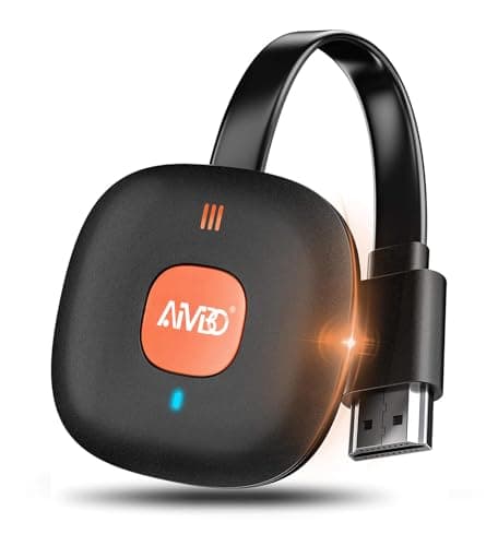 Adaptateur dongle HDMI sans fil 4K, récepteur d'affichage SOCLLLife pour appareils iOS/Android/Windows vers téléviseur, moniteur ou projecteur, mise en miroir d'écran avec...