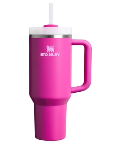 STANLEY Quencher H2.0 Tumbler with Handle and Straw 40 oz | Flowstate 3-Position Lid | Cup Holder Compatible for Travel | Insulated Stainless Steel...