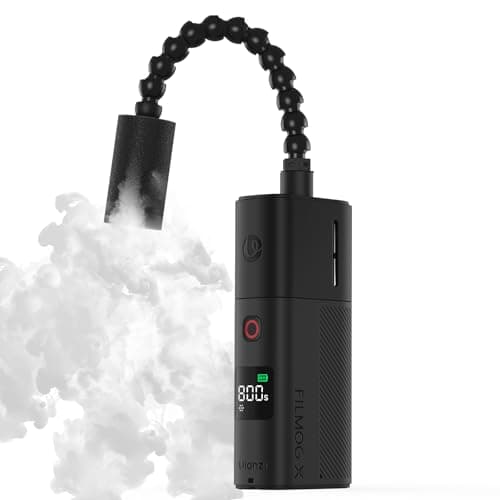 ULANZI FM02 FILMOG X Portable Fog Machine 30W Battery Powered Portable Smoke Machine Handheld Fog Machine Fogger Camera Accessories for Video...