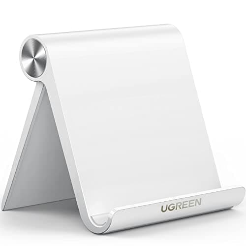 UGREEN Tablet Stand Holder Multi-Angle Cell Phone Stand Adjustable Desktop Stand Holder Compatible with iPad 2021 2020 iPad Mini 6 iPad Air, iPhone...