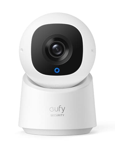 eufy Security Indoor Cam C210, caméra de sécurité de résolution 1080P avec 360° PTZ, caméra intérieure de sécurité enfichable avec Wi...