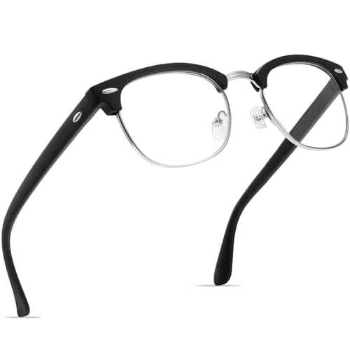 Racico Lunettes anti-lumière bleue pour ordinateur pour homme et femme, verres de jeu transparents anti-Blu-Ray