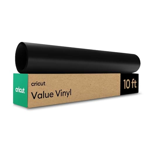 Vinyle amovible Cricut® Value, noir (12 po x 10 pi)