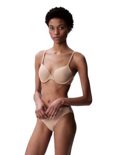 Calvin Klein Soutien-gorge t-shirt moderne parfaitement ajusté pour femme, nu, 34C