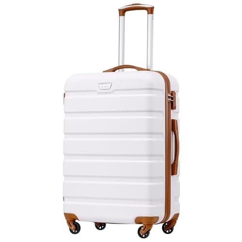 Coolife bagages à main valise Spinner Hardshell léger TSA serrure