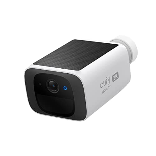 eufy security S220 SoloCam, Wireless Outdoor Camera, Solar Security Camera, Always Powered, 2K Resolution, No Monthly Fee, 2.4 GHz Wi-Fi, HomeBase...