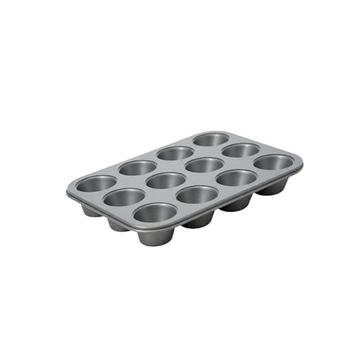 Meyer - Moule à muffins antiadhésif BakeMaster de 12 tasses - Fabriqué au Canada