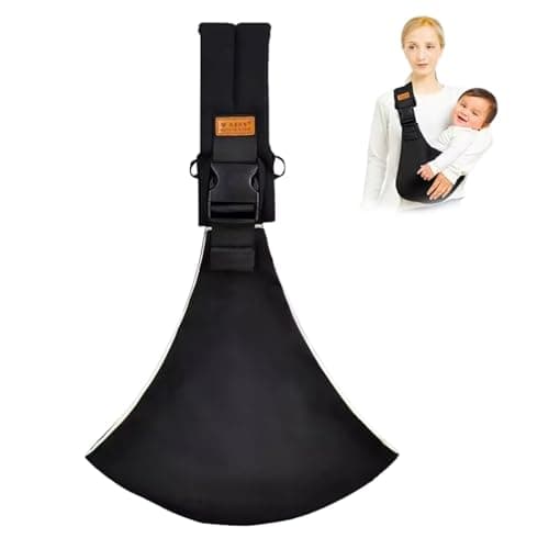 Porte-bébé, porte-bébé, nouveau porte-bébé 2025, siège de hanche antidérapant, porte-bébé portable, transportant 10 à 30 lb (noir)