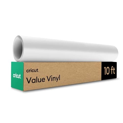 Vinyle amovible Cricut® Value, blanc (12 po x 10 pi)