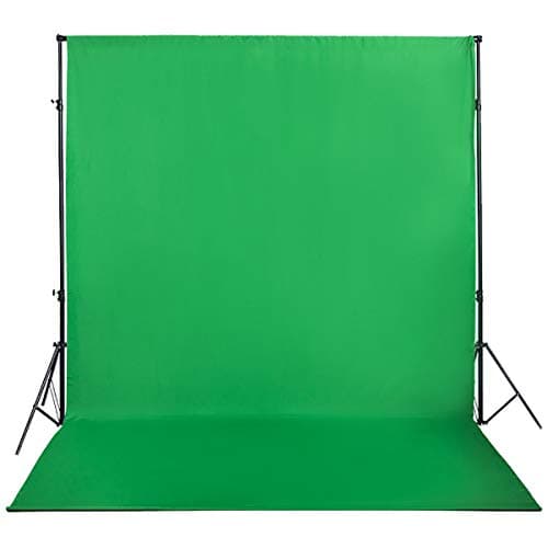 Toile de fond verte pour photo 1,5 x 2,1 m Chromakey Mousseline Portrait Toile de fond verte pour saisie PS/création vidéo/prise de vue en studio