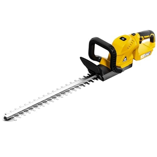 Taille-haie sans fil avec poignée rotative pour batterie Dewalt 20V, coupe-bordures à moteur sans balais de 52 cm alimenté par batterie, E...