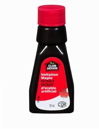 Club House, Extraits de pâtisserie et d'arômes de qualité, imitation érable, 43 ml (lot de 1)