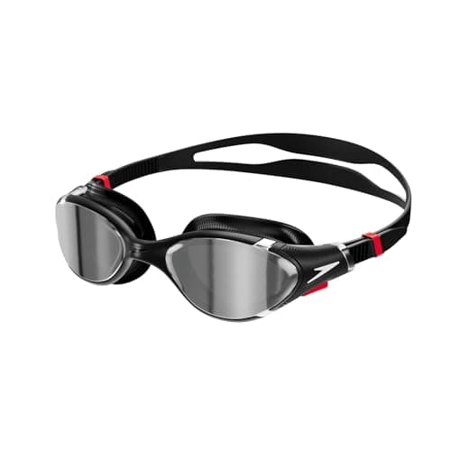 Speedo Unisex Adult Swim Goggle Biofuse 2.0 - Black/Chrome Mirrored, One Size