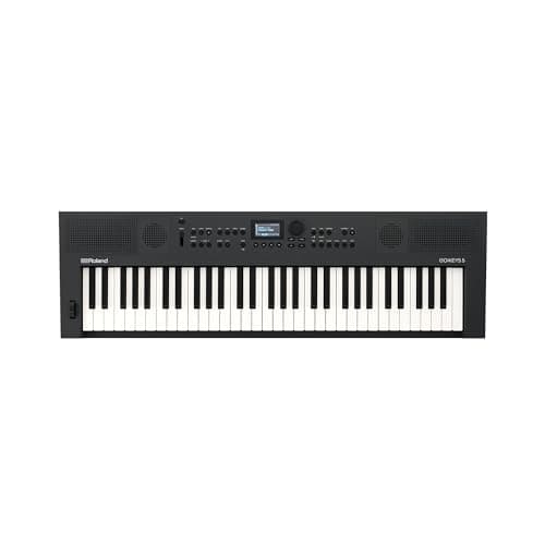 Roland GO:KEYS 5 Clavier de création musicale | Clavier 61 touches | Haut-parleurs stéréo intégrés | Entrée micro | Prise en charge audio/MIDI Bluetooth pour la musique...