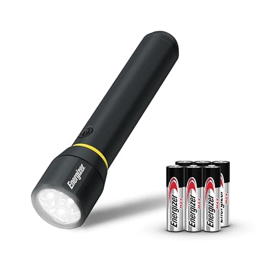 ENERGIZER LED Flashlight Vision PRO, Ultra Bright 1000+ Lumens, IPX4 Water Resistant, Aircraft-Grade Aluminum LED Light, Rugged Metal Flash Light...