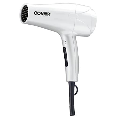 Conair 246RNC 1875 Watt Hair Dryer,1 Count (Pack of 1), Blow Dryer, Less Frizz, Shiny and Smooth Hair, 2 Heat/ Speed Settings