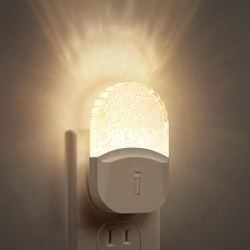 Veilleuse LED, veilleuse pour bébé [paquet de 2], veilleuse à brancher avec capteur automatique du crépuscule à l'aube, luminosité réglable...